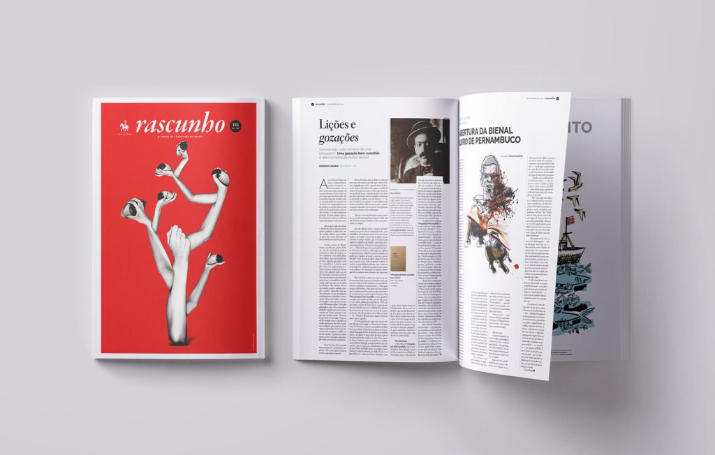 Design do Jornal Rascunho