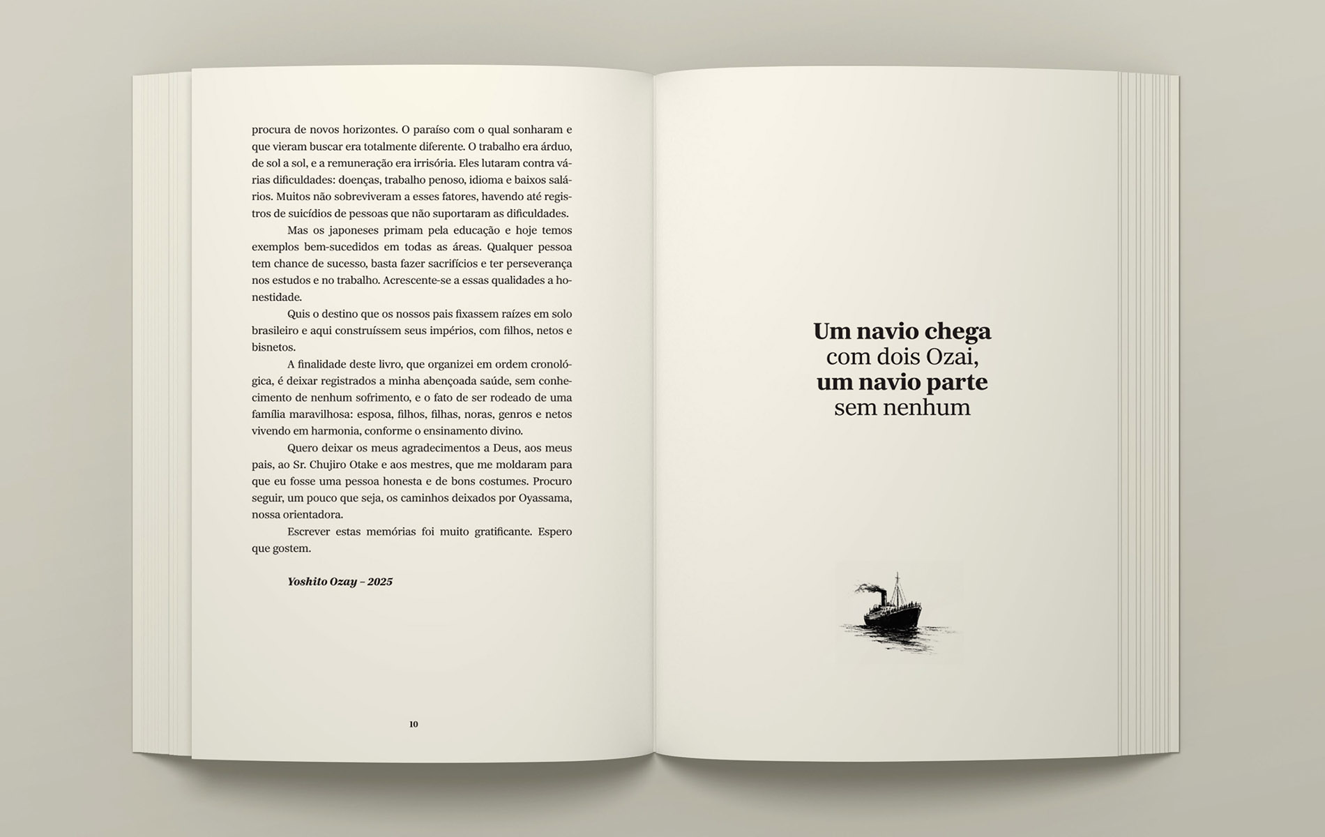 Livro Yoshito Ozay
